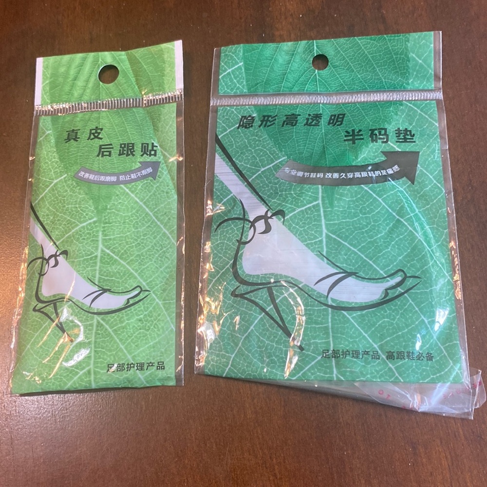 Shoe insides (ball and heel) set of 4
